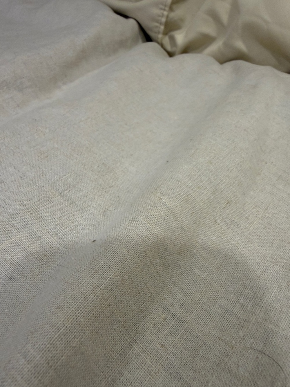 Banana Republic Off White denim Button-Front A-Line Skirt size 10 - Picture 10 of 10